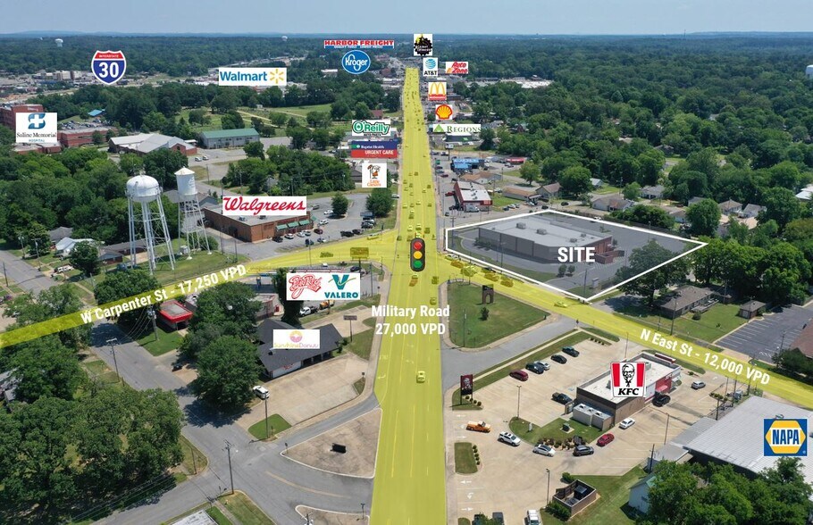 609 Military Rd, Benton, AR à louer - Aérien – Image 3 sur 8