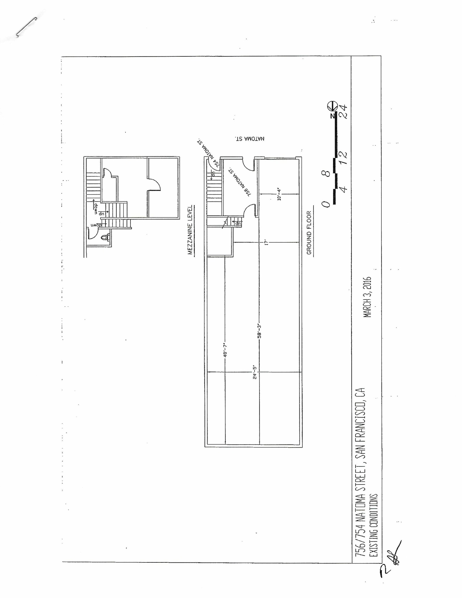 746-758 Natoma St, San Francisco, CA à louer Plan d’étage– Image 1 sur 1