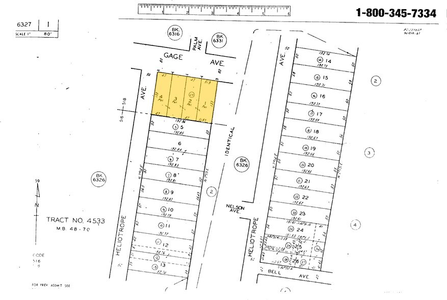 4850 Gage Ave, Bell, CA à vendre - Plan cadastral – Image 3 sur 12