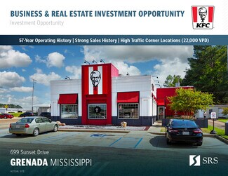 Plus de détails pour 699 Sunset Dr, Grenada, MS - Local commercial à vendre