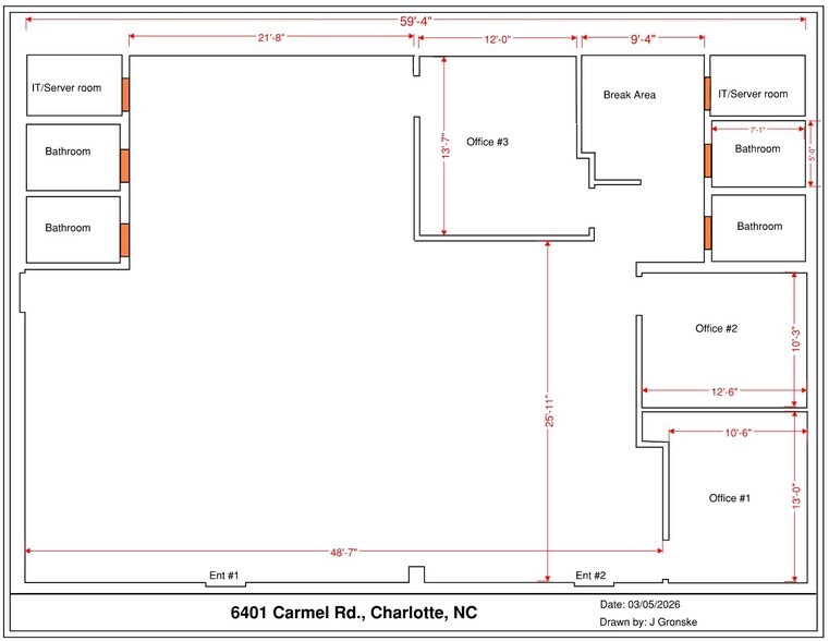 6401 Carmel Rd, Charlotte, NC à louer - Plan d’étage – Image 2 sur 13
