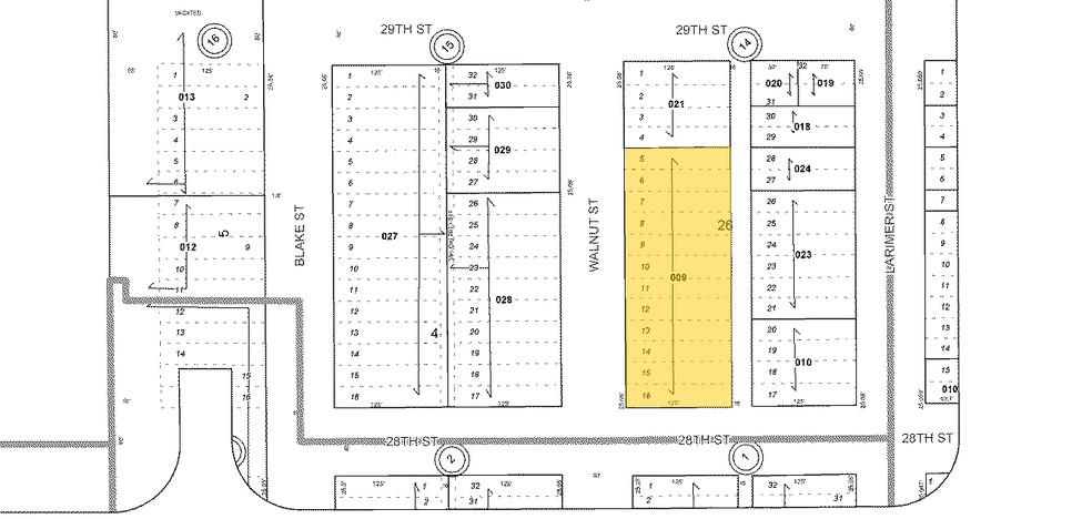 2800 Walnut St, Denver, CO à louer - Plan cadastral – Image 2 sur 18