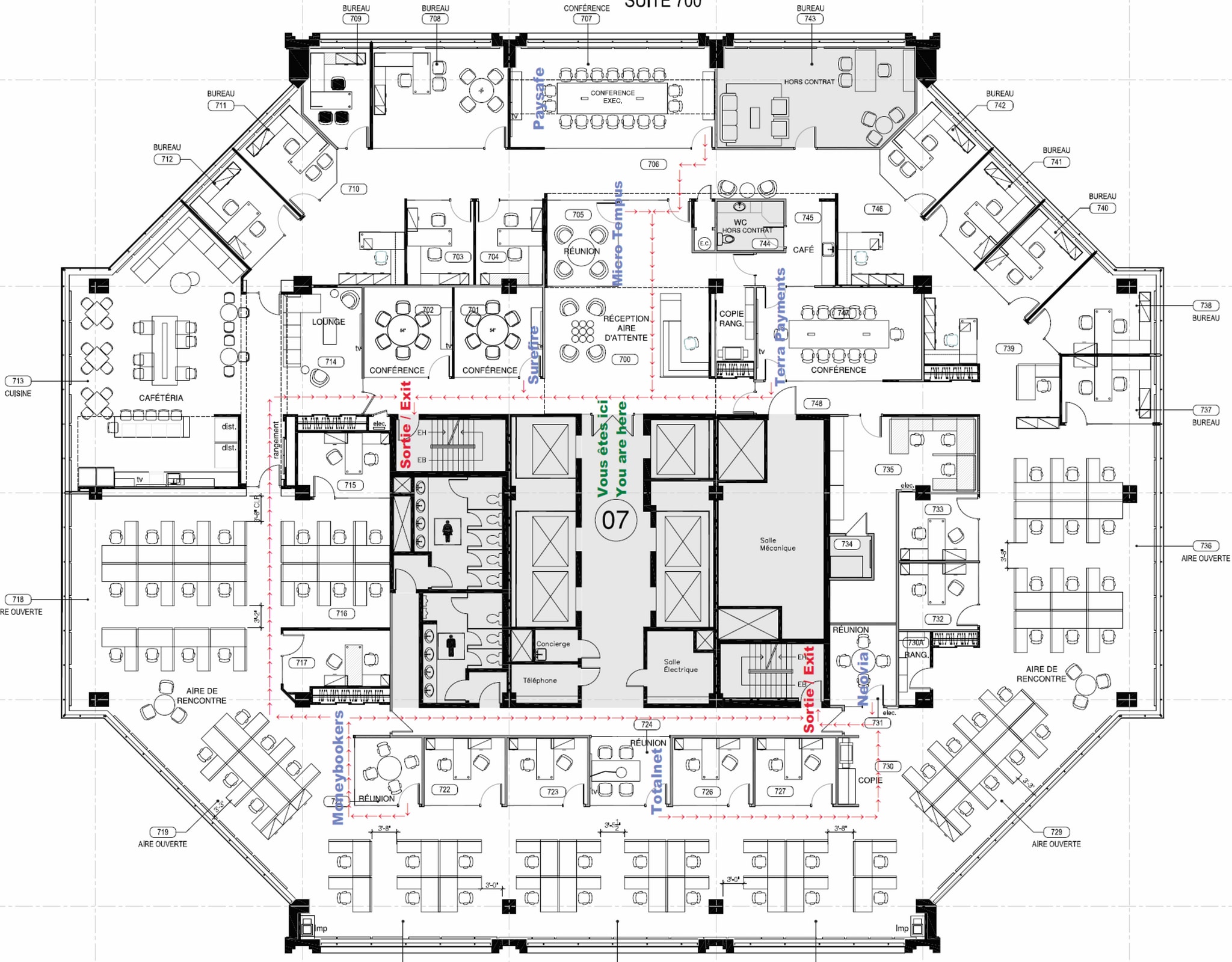 3500 Boul de Maisonneuve O, Westmount, QC à louer Plan d’étage– Image 1 sur 12