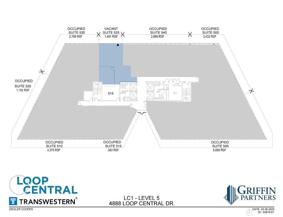 4828-4888 Loop Central Dr, Houston, TX à louer Plan d’étage– Image 1 sur 1