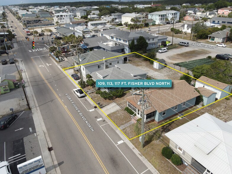 109-113 117 Fort Fisher Blvd N, Kure Beach, Kure Beach, NC à vendre - Photo principale – Image 1 sur 8