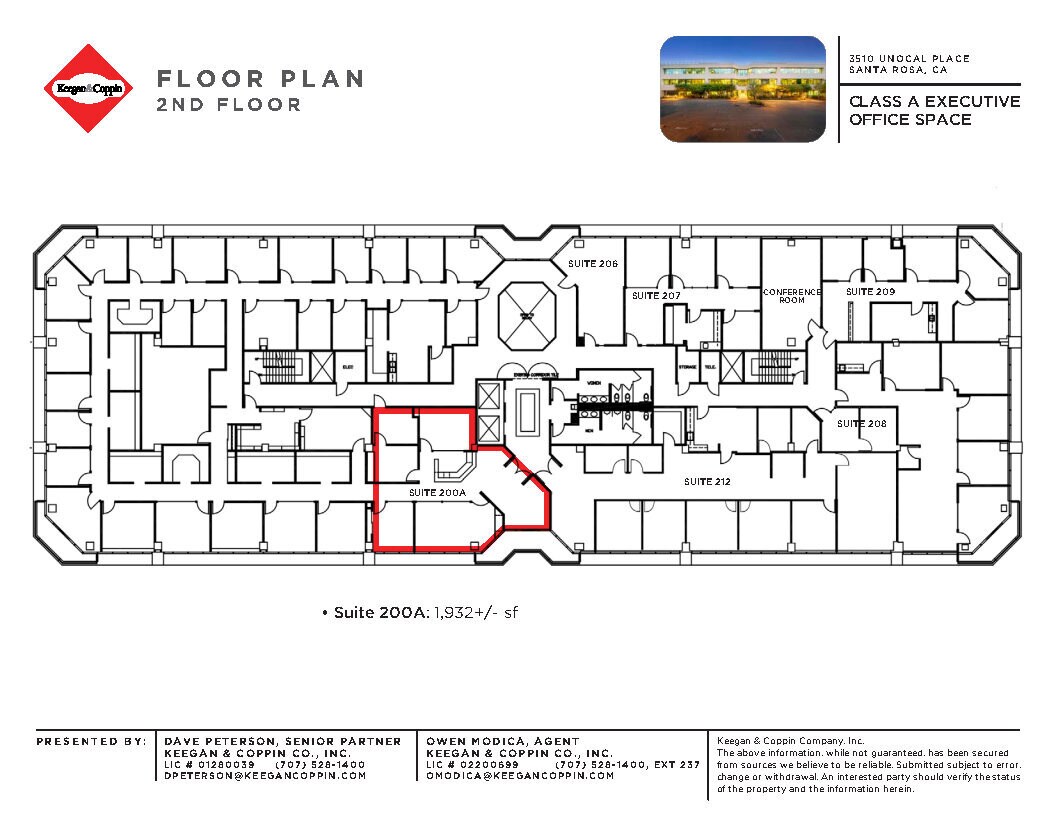 3510 Unocal Pl, Santa Rosa, CA à louer Plan d’étage– Image 1 sur 1