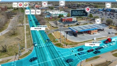 615 12th Ave NE, Norman, OK - Vue aérienne  vue de carte