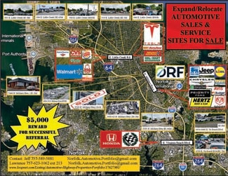 Plus de détails pour Automotive Highway Properties Portfolio – Local commercial à vendre, Norfolk, VA