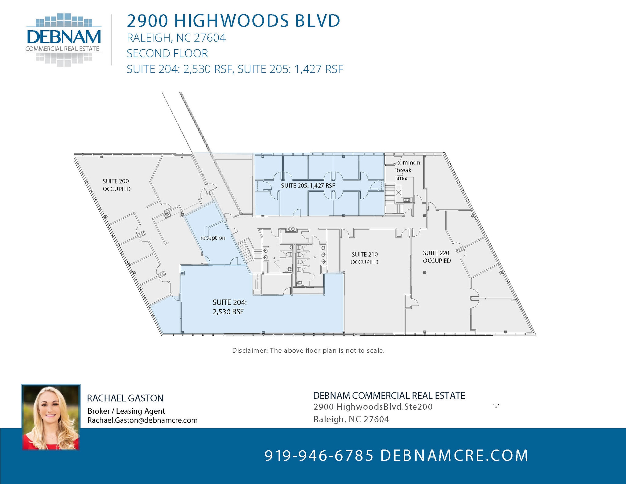 2900 Highwoods Blvd, Raleigh, NC à louer Plan d’étage– Image 1 sur 1