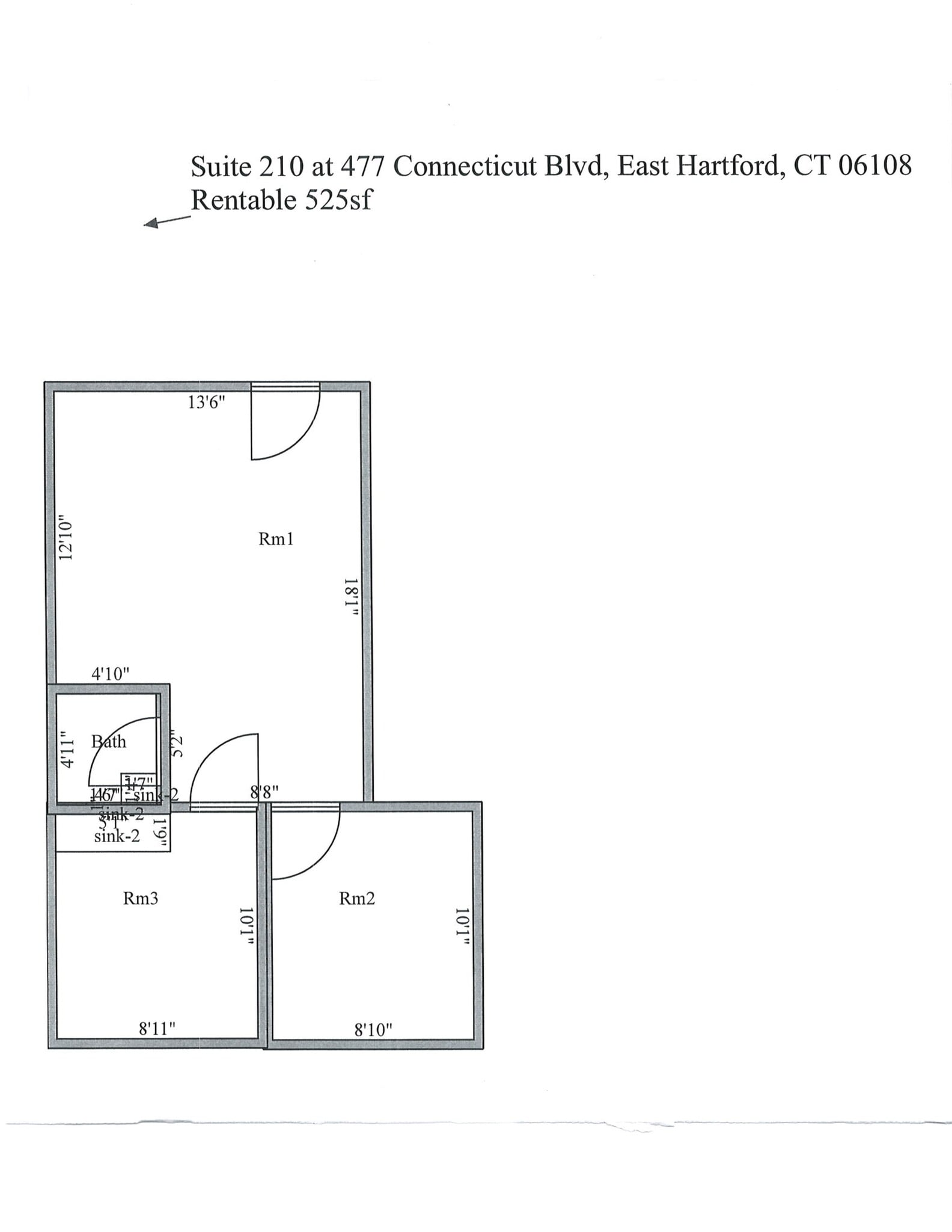 477 Connecticut Blvd, East Hartford, CT à louer Plan de site– Image 1 sur 1