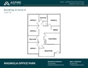 Magnolia Office Park_FloorPlan Building 12_Suite A_(1,512)SF
