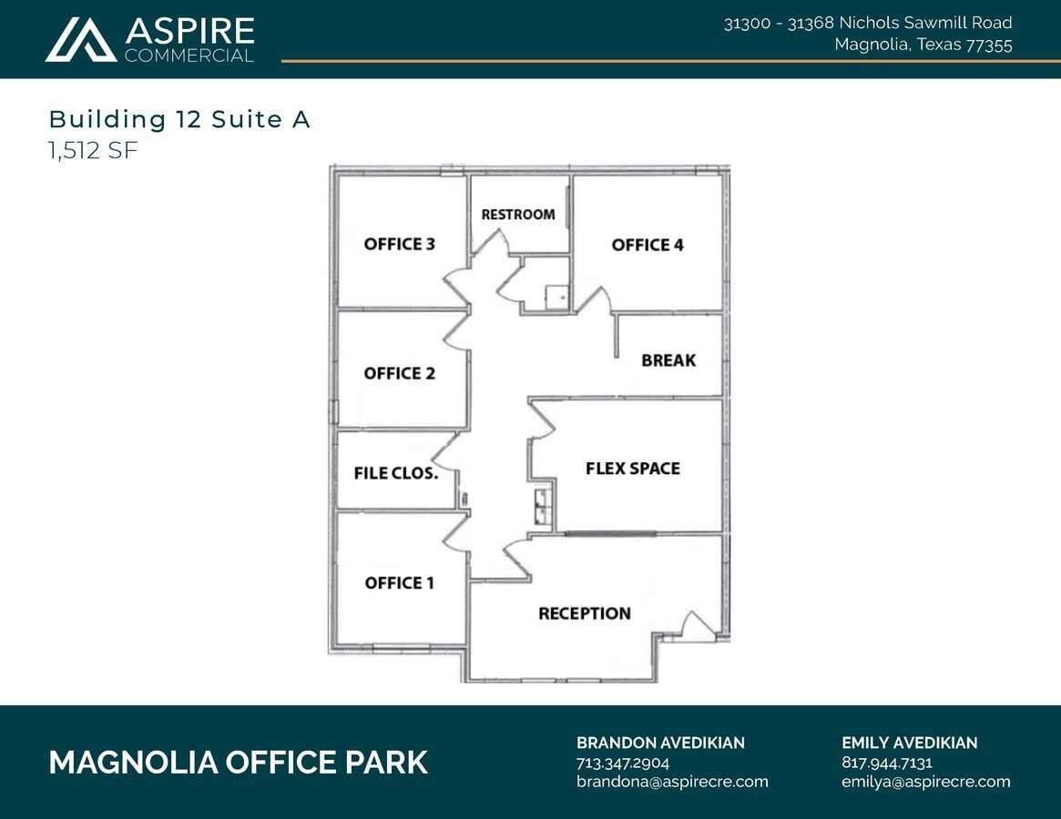 31300-31368 Nichols Sawmill Rd, Magnolia, TX 77355 - Lot 12A -  - Plan d’étage - Image 1 of 1