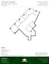 2601-2603 Main St, Irvine, CA à louer Plan d’étage– Image 1 sur 1