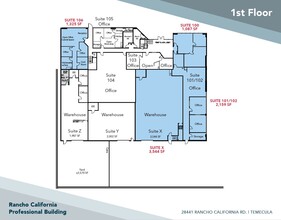 28441 Rancho California Rd, Temecula, CA à louer Plan d’étage– Image 1 sur 1