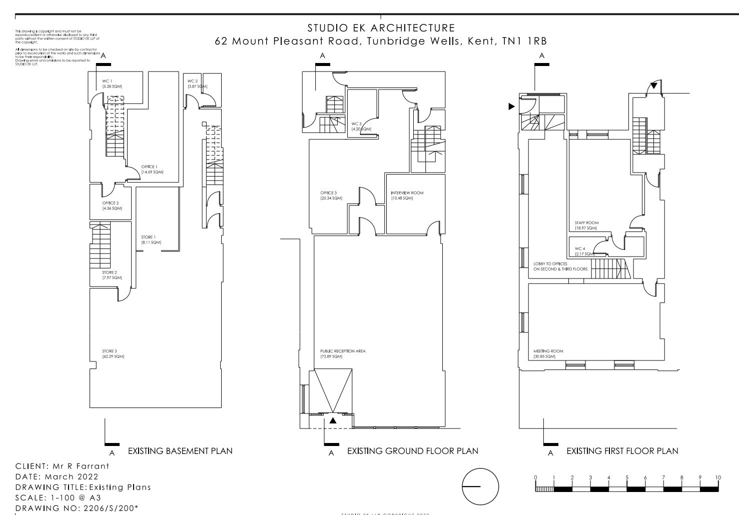 62-62A Mount Pleasant Rd, Tunbridge Wells à louer Plan d’étage– Image 1 sur 1