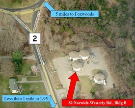 82 Norwich Westerly Rd, North Stonington, CT - Vue aérienne  vue de carte