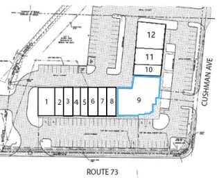 421 S Route 73, Berlin, NJ à louer - Plan de site – Image 3 sur 3
