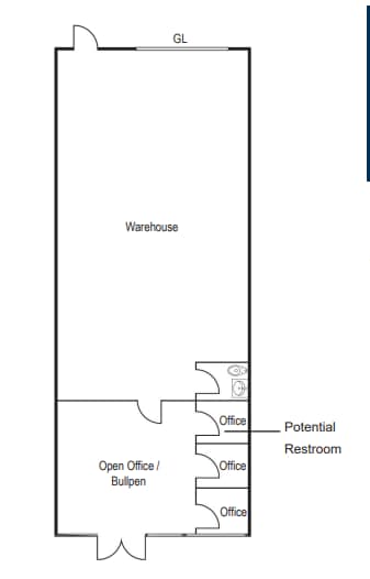8291 Aero Pl, San Diego, CA à louer Plan d’étage– Image 1 sur 1