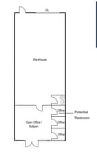 8291 Aero Pl, San Diego, CA à louer Plan d’étage– Image 1 sur 1