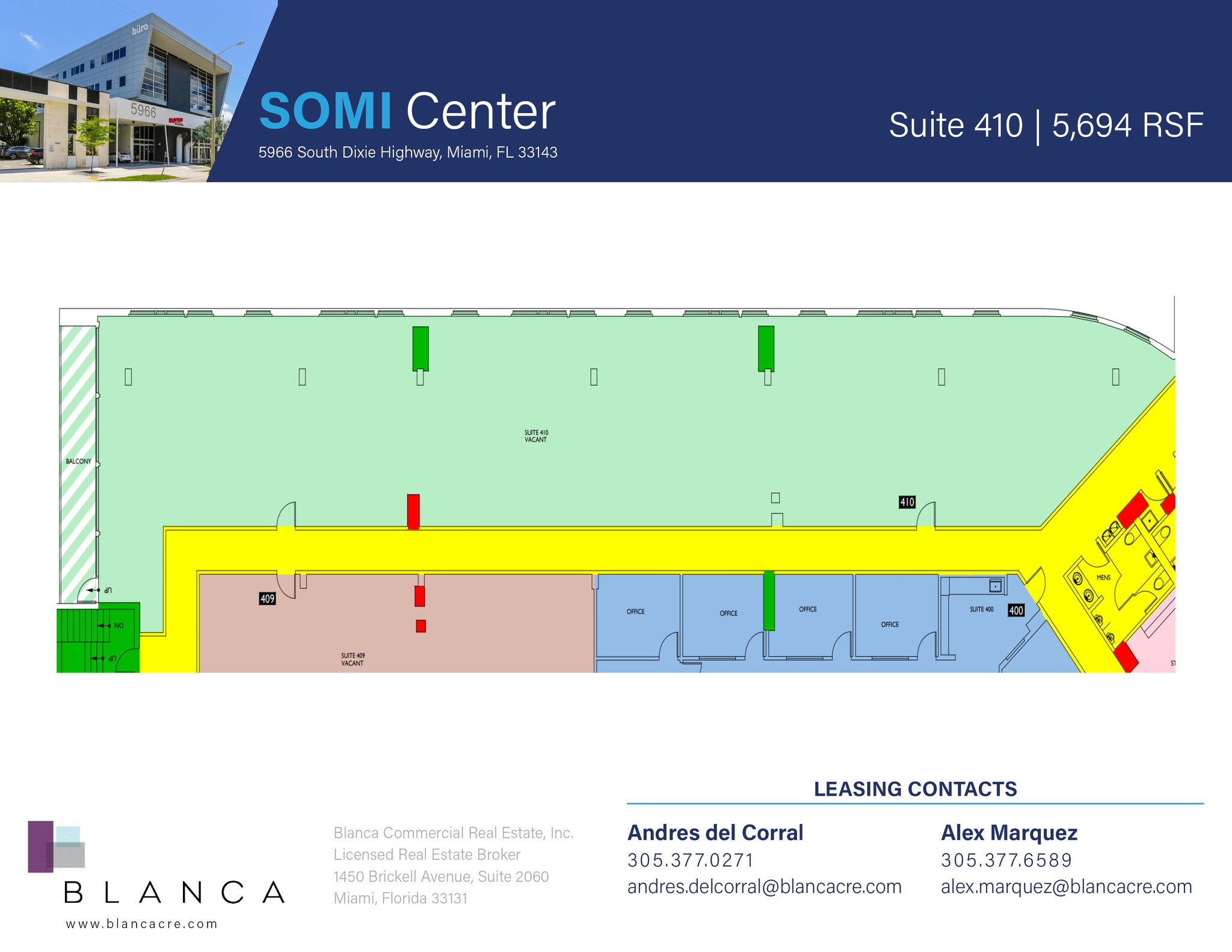 5966 S Dixie Hwy, South Miami, FL à louer Plan d’étage– Image 1 sur 1