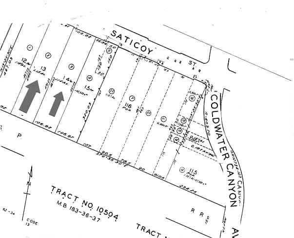 13006 Saticoy St, North Hollywood, CA à louer - Plan cadastral – Image 2 sur 6