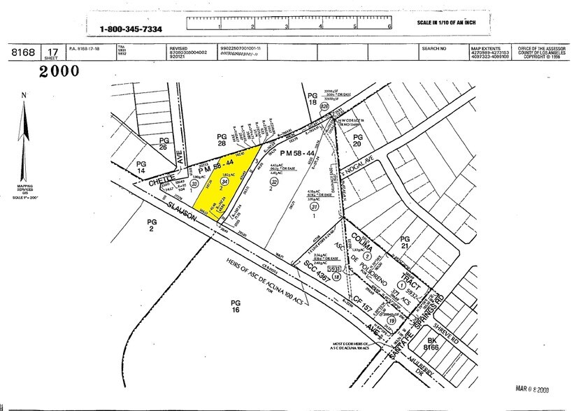 12345 Slauson Ave, Whittier, CA à vendre - Plan cadastral – Image 2 sur 2
