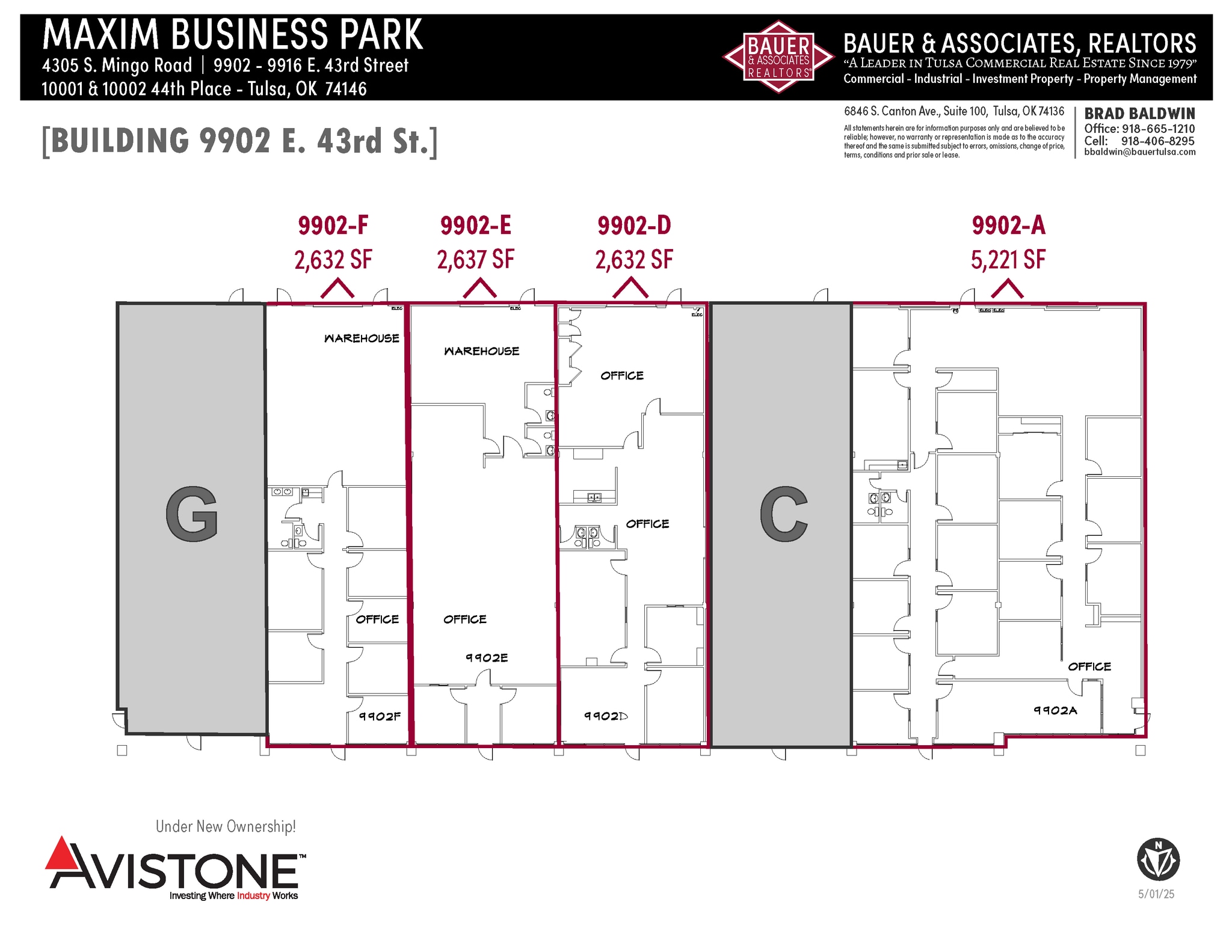 4305 S Mingo Rd, Tulsa, OK à louer Plan d’étage– Image 1 sur 3