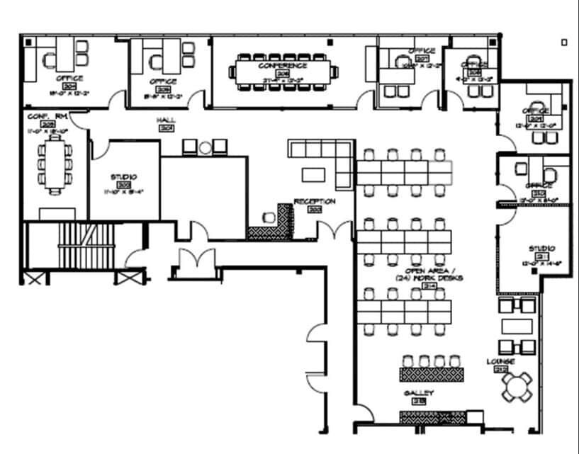 22120 Clarendon St, Woodland Hills, CA à louer Plan d’étage– Image 1 sur 1