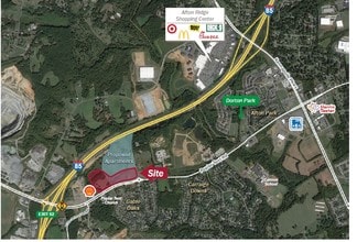 6841 Poplar Tent Rd, Concord, NC - Vue aérienne vue de carte - Image1