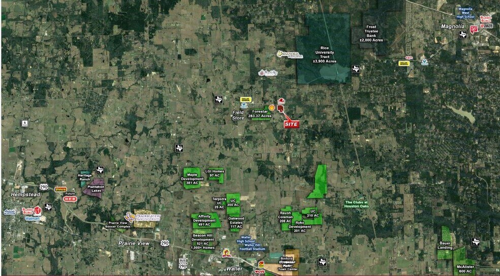 FM 1488 & Hegar, Hockley, TX à vendre - Photo de l’immeuble – Image 3 sur 3