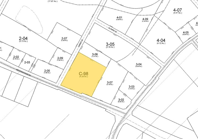 228 Westinghouse Blvd, Charlotte, NC à louer - Plan cadastral – Image 2 sur 24
