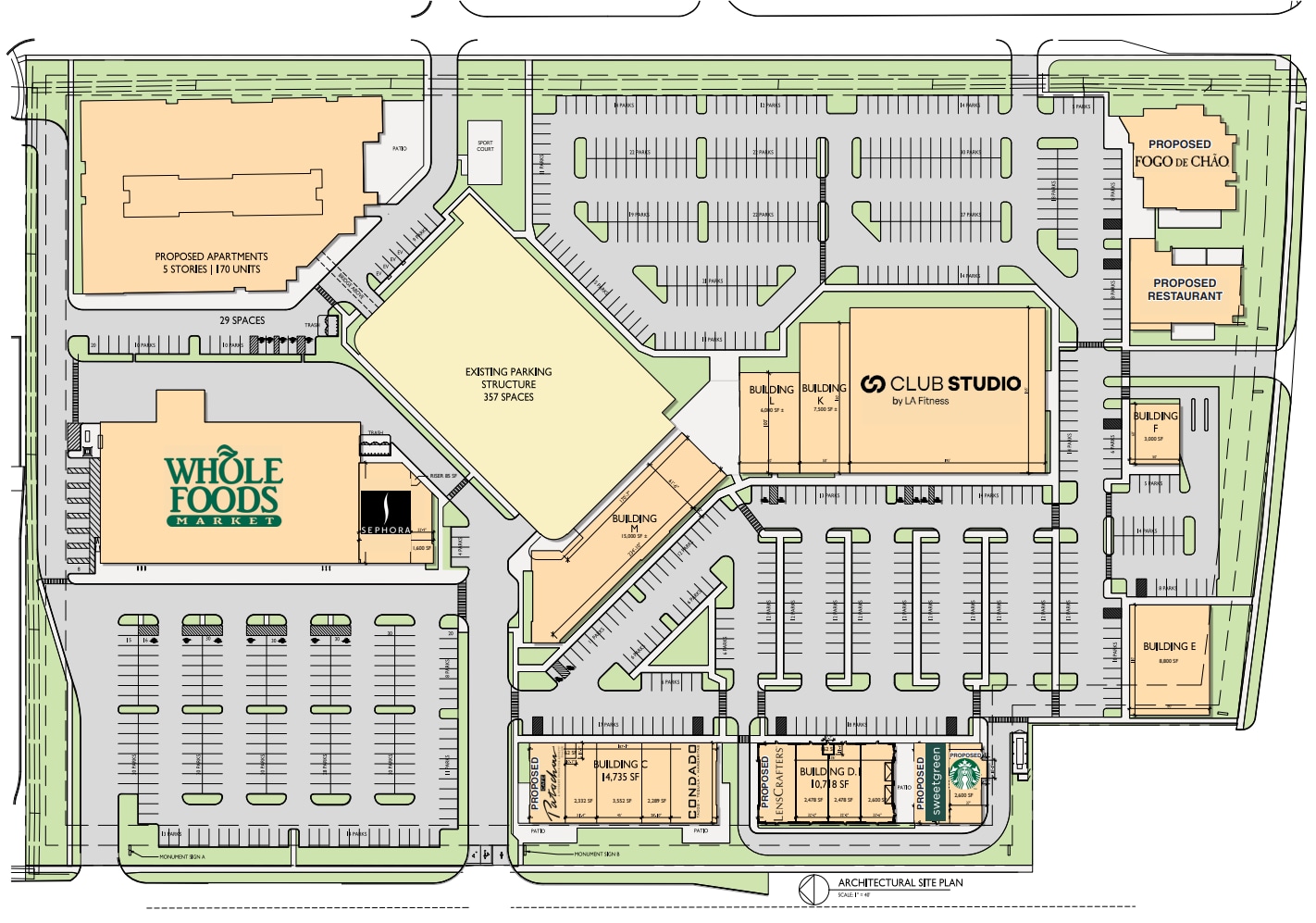 NEC 6 Mile & Haggerty, Livonia, MI à louer Plan d’étage– Image 1 sur 1