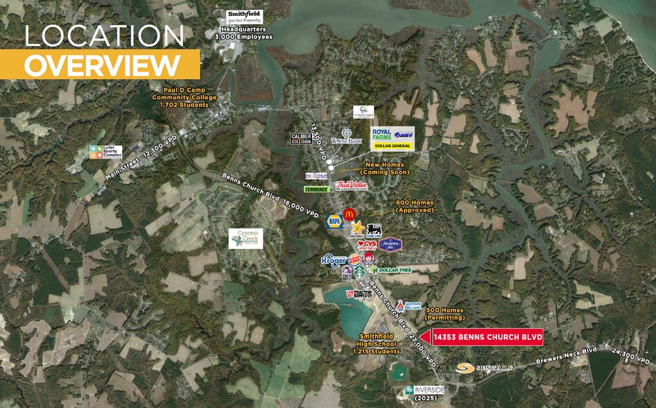 14353 Benns Church Blvd, Smithfield, VA à louer - Photo de l’immeuble – Image 3 sur 3