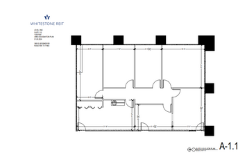 2600 S Gessner Rd, Houston, TX à louer Plan d’étage– Image 1 sur 1