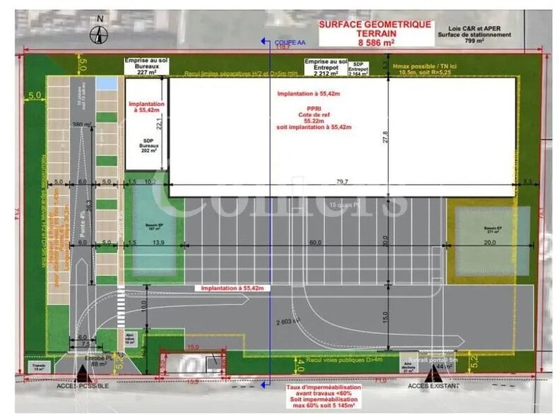 Bureau dans Cabannes à louer - Plan d’étage – Image 3 sur 3