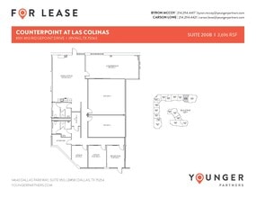 8101 Ridgepoint Dr, Irving, TX à louer Plan d’étage– Image 1 sur 2