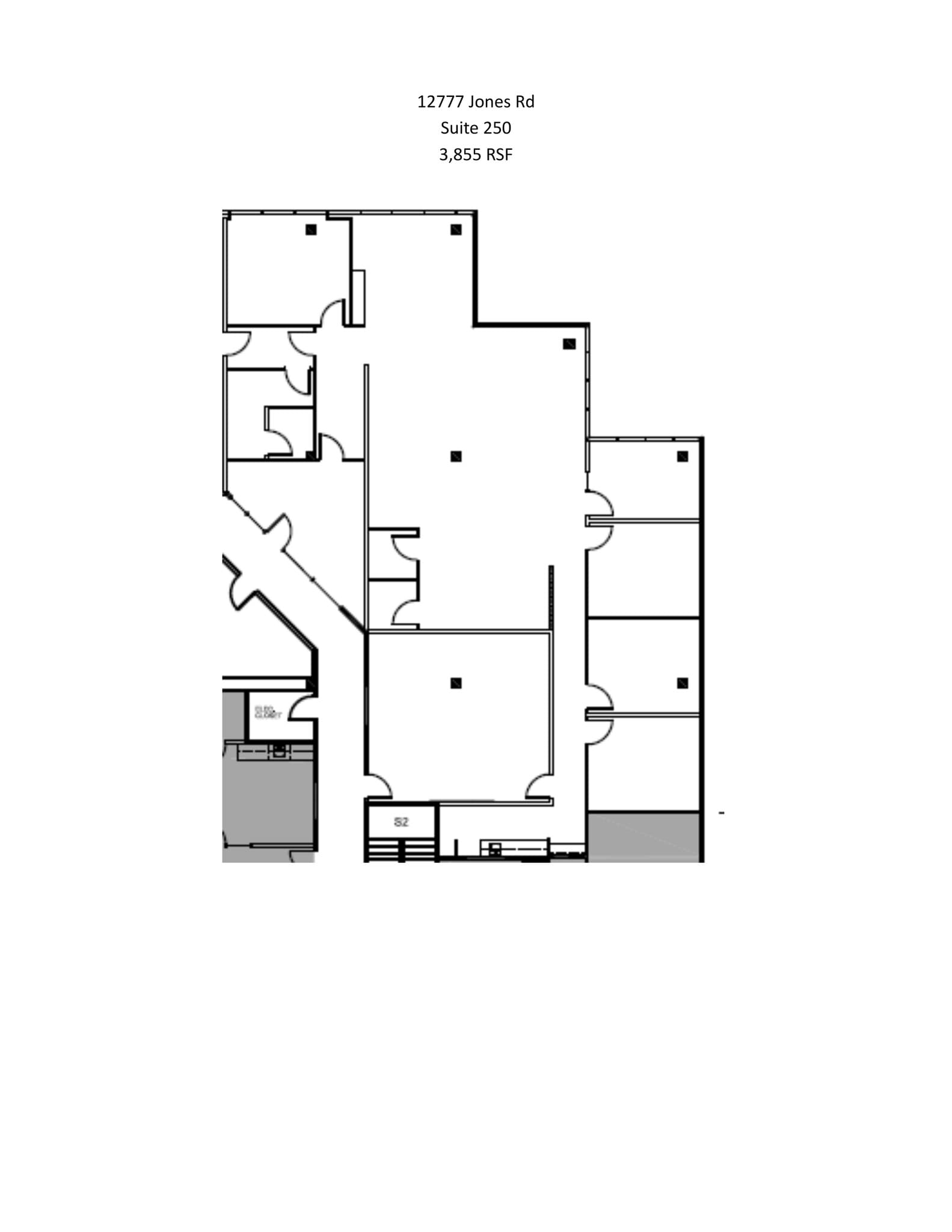 12777 Jones Rd, Houston, TX à louer Plan de site– Image 1 sur 1