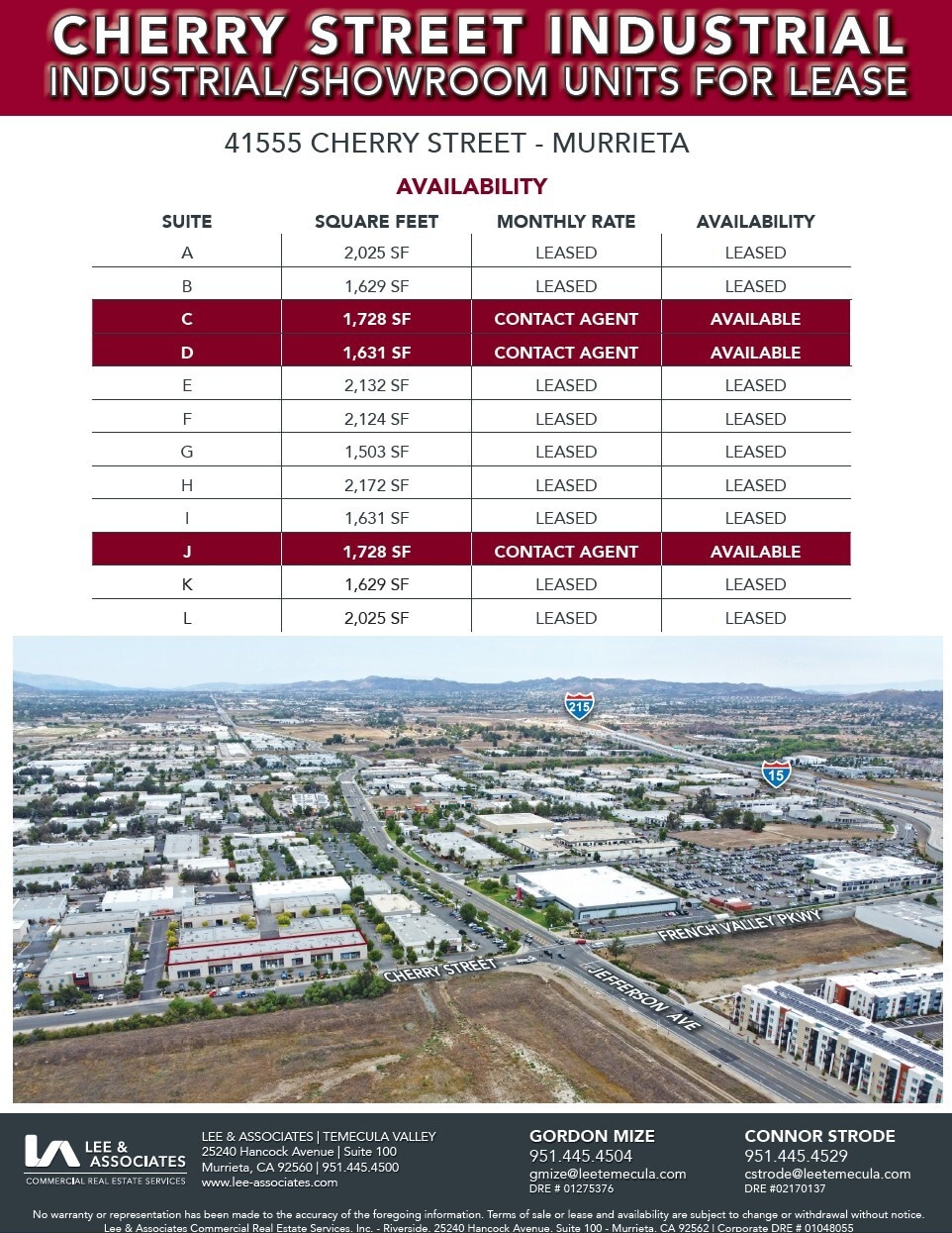 41543 Cherry St, Murrieta, CA à louer Plan d’étage– Image 1 sur 1