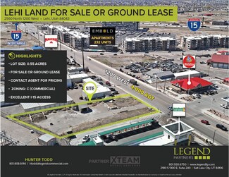 Plus de détails pour 2550 N 1200 W, Lehi, UT - Terrain à vendre