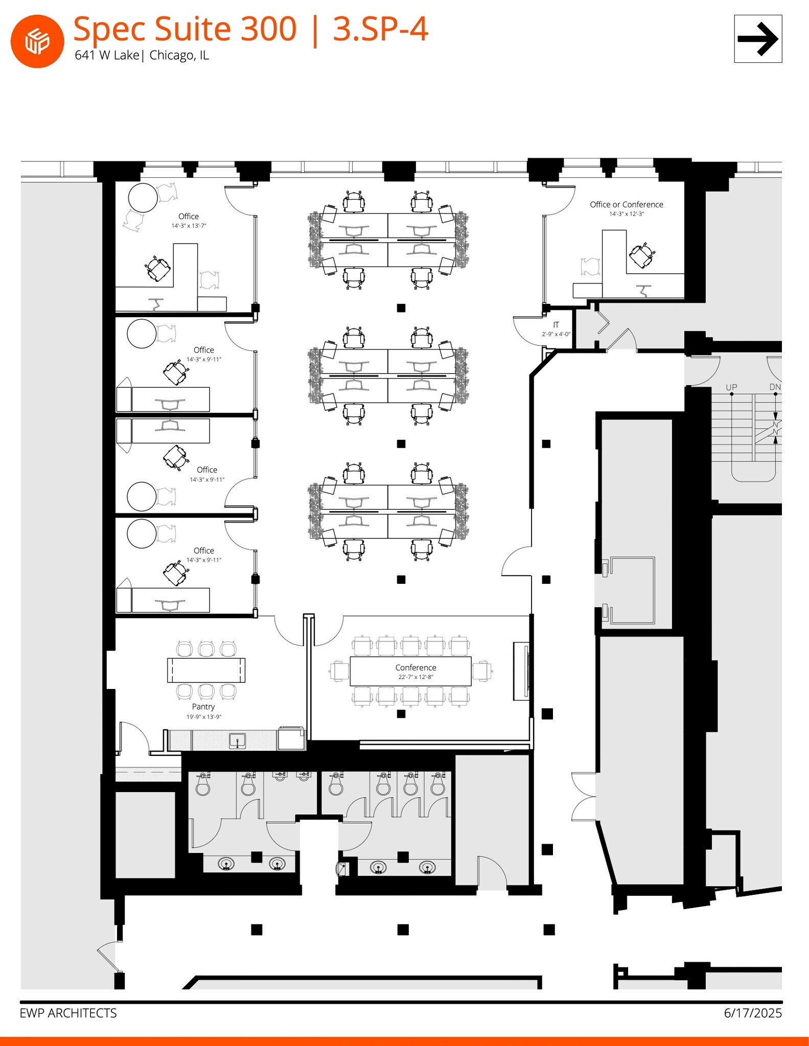 641-651 W Lake St, Chicago, IL à louer Plan d’étage– Image 1 sur 1