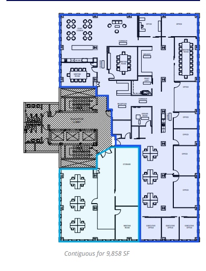 407 8th Ave SW, Calgary, AB à louer Plan d’étage– Image 1 sur 1