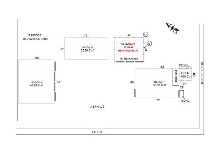 5175 Chicago St SE, Turner, OR à louer - Plan de site – Image 2 sur 6