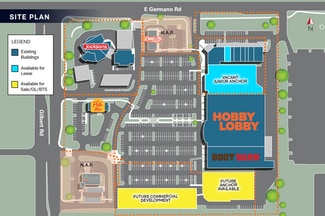Plus de détails pour 2750-2860 E Germann Rd, Chandler, AZ - Local commercial à louer