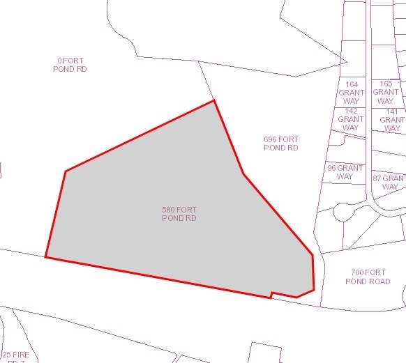 580 Fort Pond Rd, Lancaster, MA à vendre - Plan cadastral – Image 2 sur 11