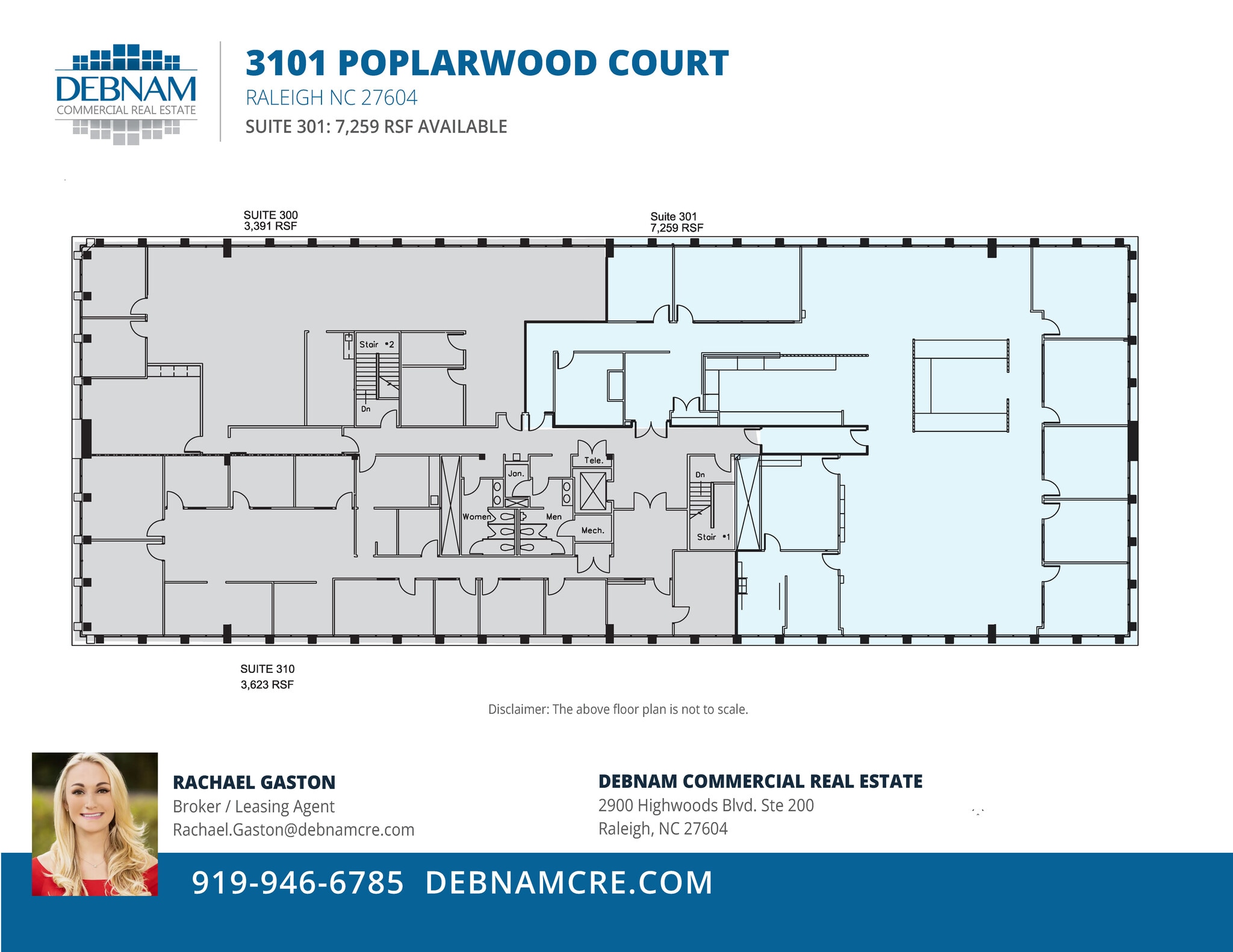 3101 Poplarwood Ct, Raleigh, NC à louer Plan d’étage– Image 1 sur 1