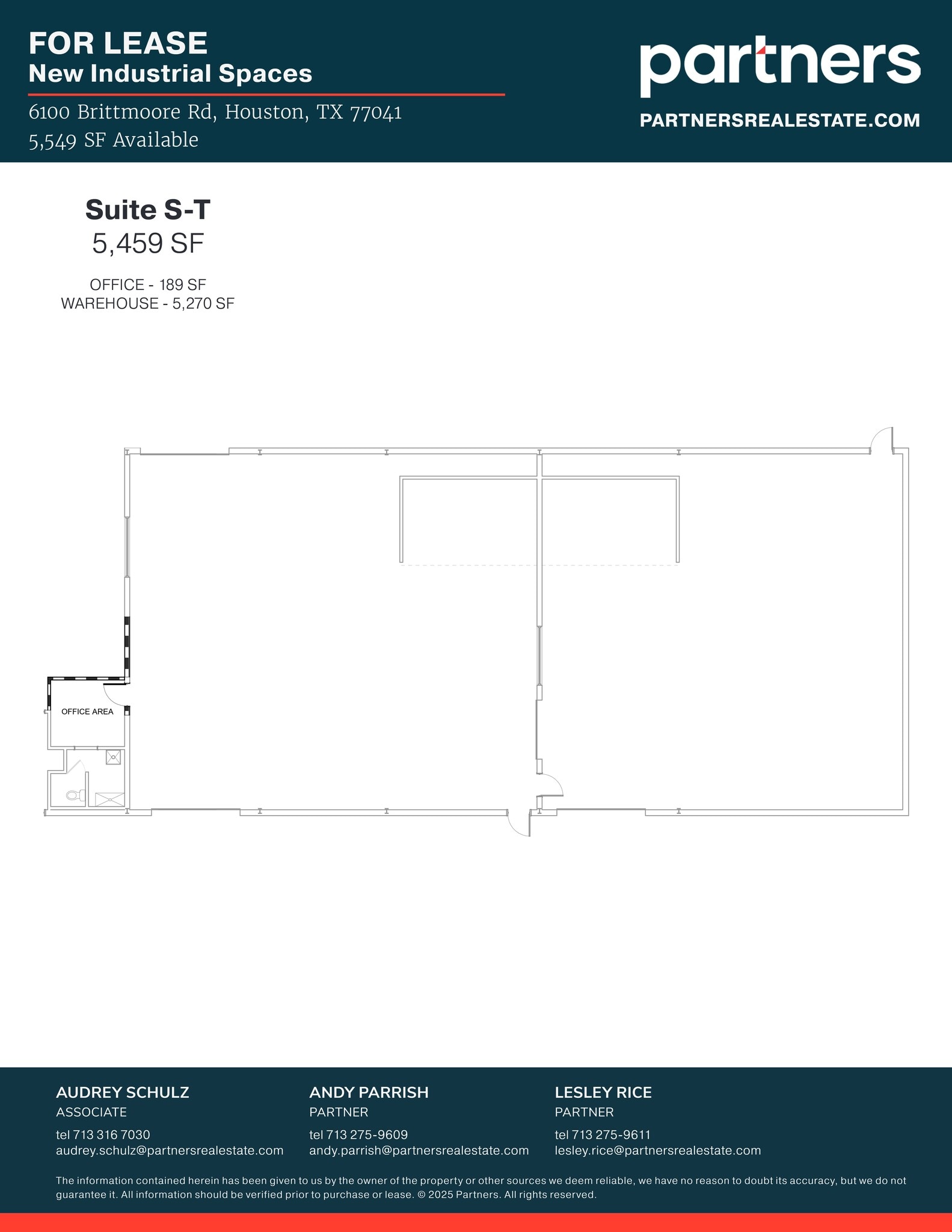 6100 Brittmoore Rd, Houston, TX à louer Plan de site– Image 1 sur 1