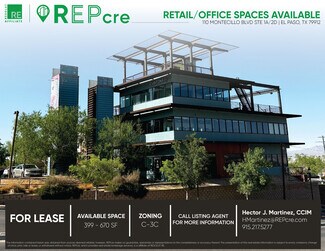 Plus de détails pour 110 Montecillo Blvd, El Paso, TX - Bureau, Local commercial à louer