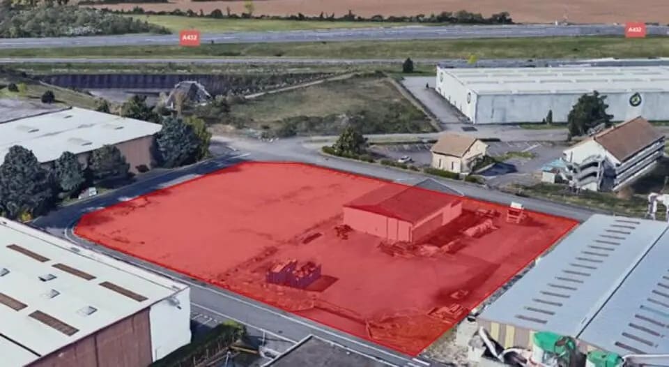 Terrain dans Saint-Laurent-de-Mure à vendre Plan de site– Image 1 sur 3