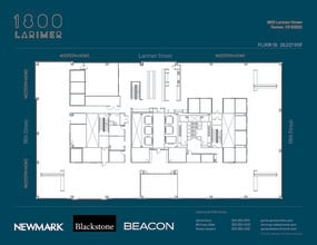 1800 Larimer St, Denver, CO à louer Plan d’étage– Image 1 sur 1