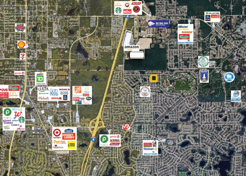 2281 Fairbanks Drive, Deltona, FL à vendre - Aérien – Image 2 sur 2